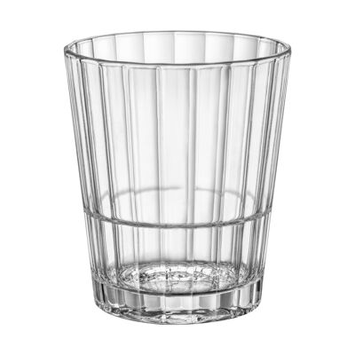 374ml Oxford Bar Stacking Double Whisky Glass - By Bormioli Rocco