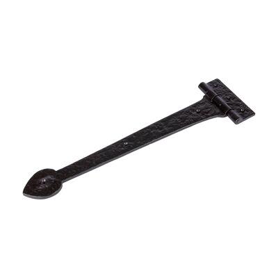 Charnière en T traditionnelle noire de 405 mm - Par Hammer & Tongs