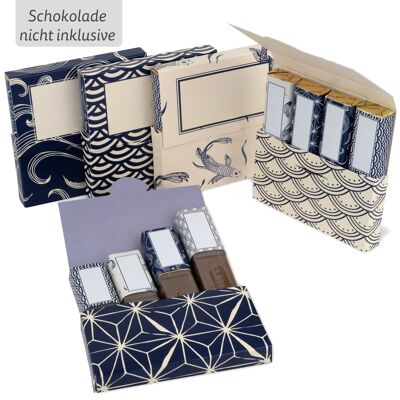 5 kleine Dankeschön Geschenke | Aufkleberset inkl. 5 Mini-Schachteln | für 5 personalisierte Geschenke | Japan Designs