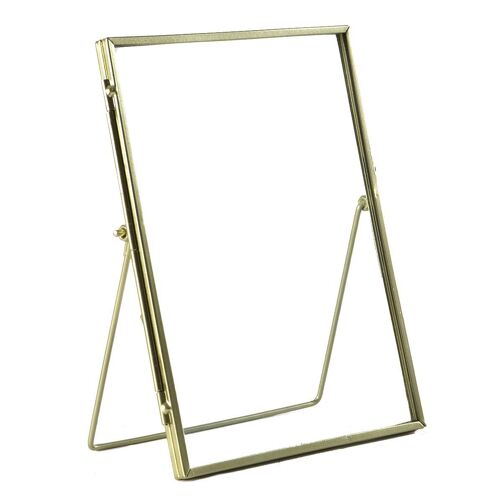 6" x 8" Standing Metal Photo Frame - by Nicola Spring