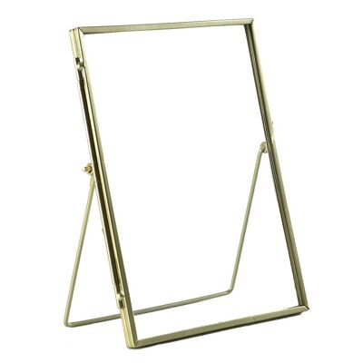 6" x 8" Standing Metal Photo Frame - by Nicola Spring