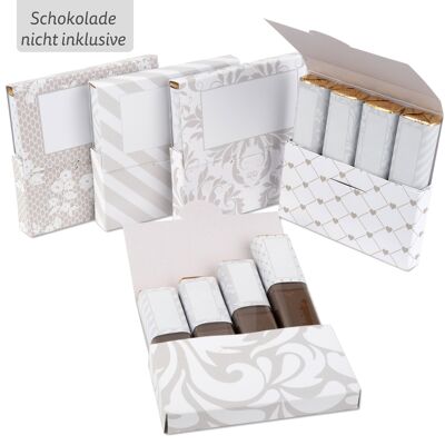 5 simpatici segnaposto o 5 piccoli regali di ringraziamento | Set di adesivi con 5 mini scatole | per 5 regali personalizzati