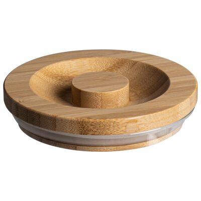 Argon Tableware Tapa hermética de tarro de almacenamiento de madera