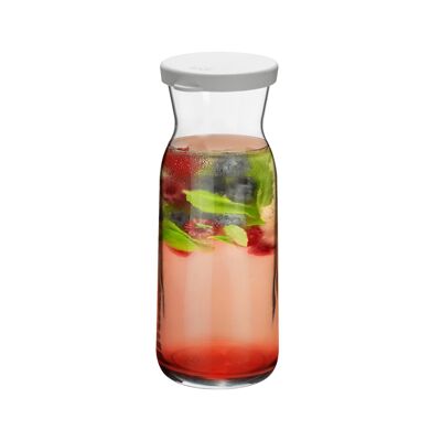 Argon Tableware Brocca Caraffa per acqua in vetro con coperchio - 700 ml