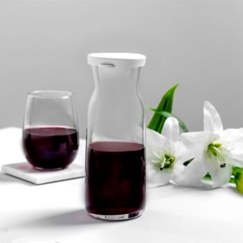 Argon Tableware Carafe à Eau en Verre Brocca avec Couvercle - 700 ml 4