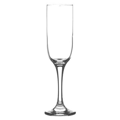 Argon Tableware Campana Flute da champagne - 210 ml - Trasparente