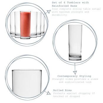 Argon Tableware Verre Hiball Classique - 360ml 3