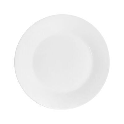 Argon Tableware Plato clásico con borde para desierto - 7.5"