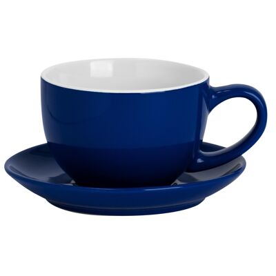 Platillo para capuchino de colores Argon Tableware - 14 cm - Azul marino