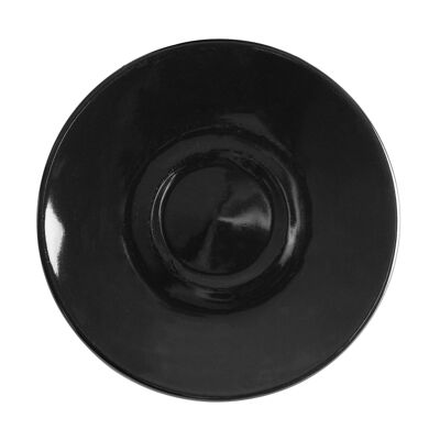 Argon Tableware Coloured Espresso Saucer - 11.5cm - Black