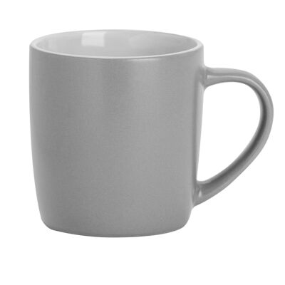 Argon Tableware Zeitgenössischer Kaffeebecher - Grau Matt - 350ml