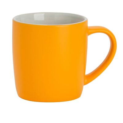 Taza de café contemporánea Argon Tableware - Amarillo mate - 350 ml
