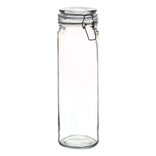 Argon Tableware Glass Spaghetti Jar - 2 Litre - White Seal