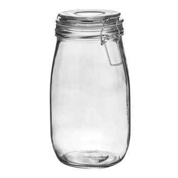 Bocal de rangement en verre Argon Tableware - 1,5 litre - Joint transparent 1