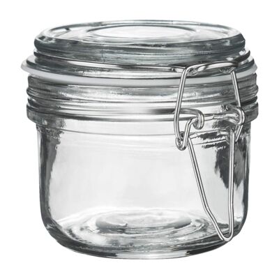 Tarro de almacenamiento de vidrio Argon Tableware - 125ml - Sello blanco
