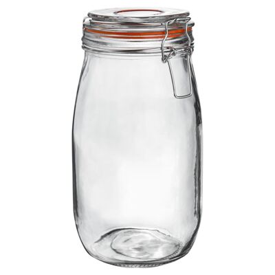 Barattolo di stoccaggio in vetro per stoviglie Argon - 1500 ml