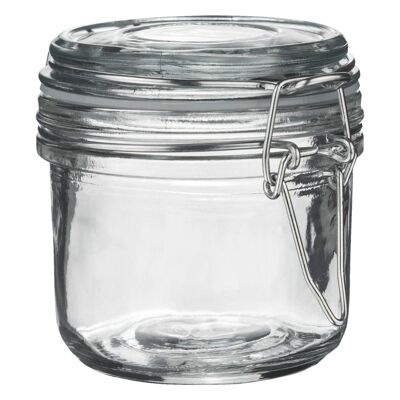 Argon Tableware Glass Storage Jar - 200ml - Clear Seal