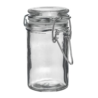 Tarro de almacenamiento de vidrio Argon Tableware - 70ml - Sello blanco