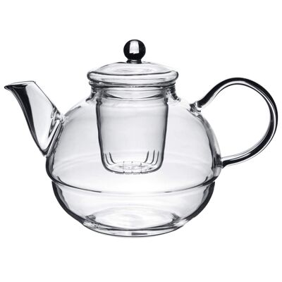 Set teiera, tazza e colino in vetro Tea-For-One Argon Tableware