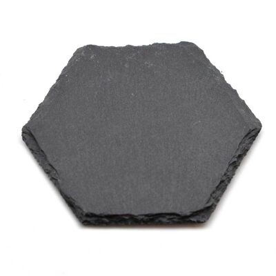 Argon Tableware Hexagon Natural Slate Drinks Coaster