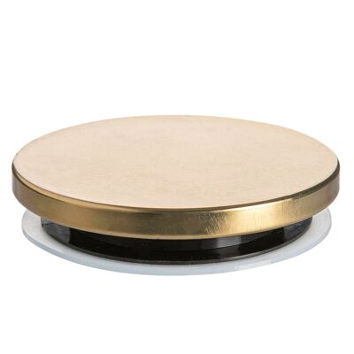Tapa de tarro de almacenamiento de metal Argon Tableware - 10cm - Dorado