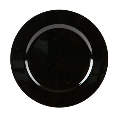 Assiette de Présentation Métallique Argon Tableware - 33 cm - Noir