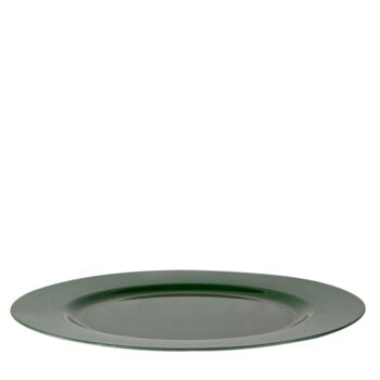 Assiette de Présentation Métallique Argon Tableware - 33 cm - Vert 7