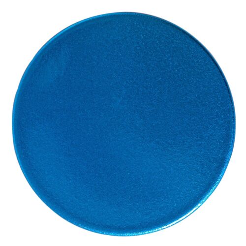 Argon Tableware Metallic Drinks Coaster - 10cm - Blue