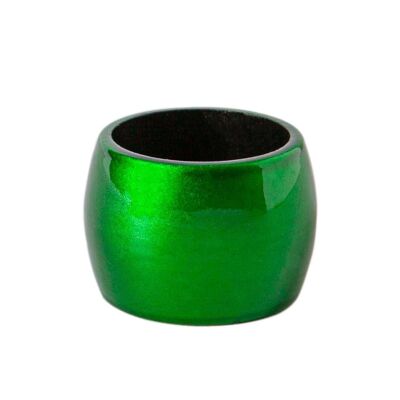 Argon Tableware Portatovagliolo metallico - 4,5 cm - Verde