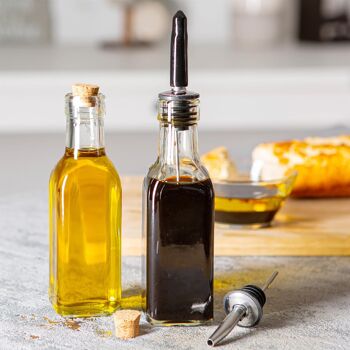 Argon Tableware Bouteille verseuse d'huile d'olive avec couvercle en liège – 170 ml 3