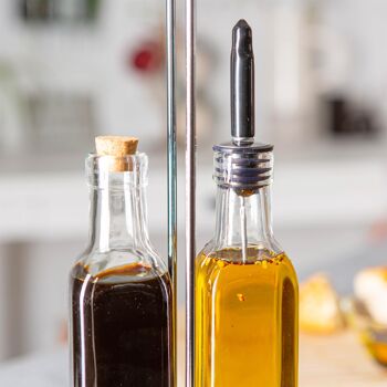 Argon Tableware Bouteille verseuse d'huile d'olive avec couvercle en liège – 170 ml 4