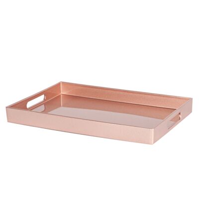 Bandeja rectangular para servir Argon Tableware - Pieza central - 34.5cm - Oro rosa