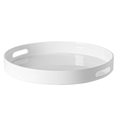 Argon Tableware Rundes Serviertablett – Mittelstück – 33 cm – Weiß