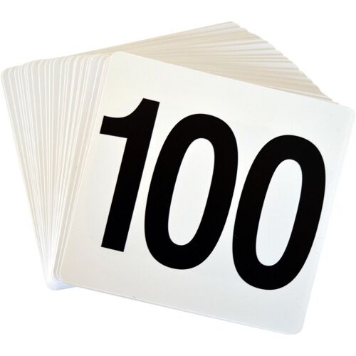 Argon Tableware Table Number Plastic Sets - 1 to 100