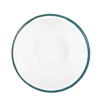 Bol en Émail Blanc Argon Tableware - 16 cm - Vert 7