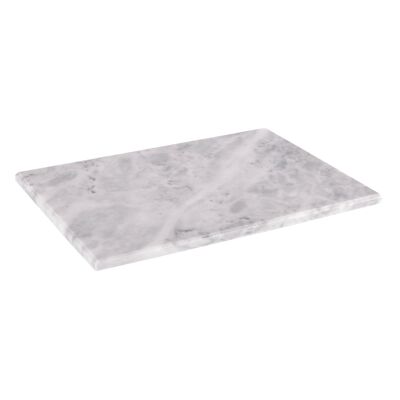 Argon Tableware Planche à découper rectangulaire en marbre blanc