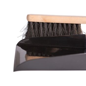 Ensemble pelle à poussière et brosse pour cheminée noire - par Hammer & Tongs 5