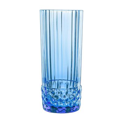 Bormioli Rocco America '20s Highball Glass - 400ml - Sapphire Blue