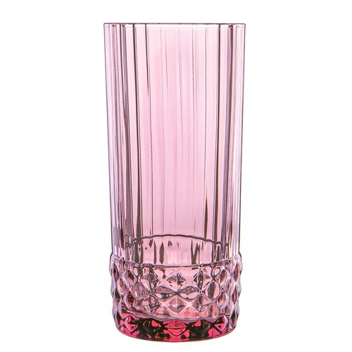 Bormioli Rocco America '20s Highball Glass - 490ml - Lilac Rose