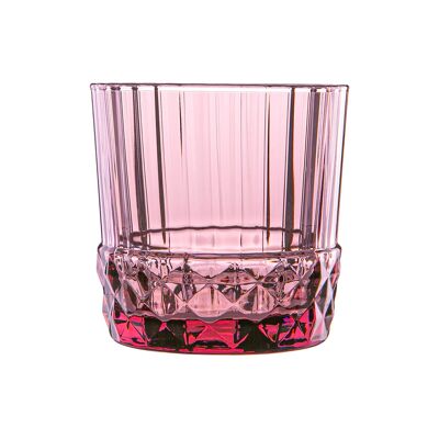 Vaso de agua Bormioli Rocco America '20s - 370 ml - Rosa lila