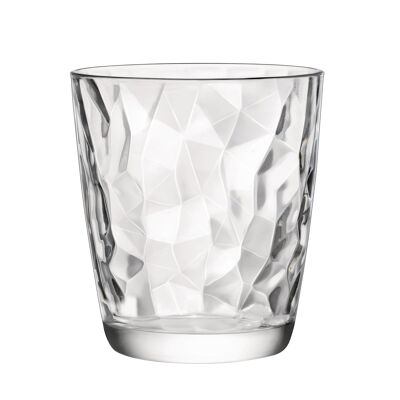 Bicchiere da whisky in vetro Diamond Bormioli Rocco - 300 ml