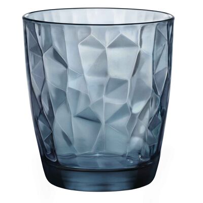 Bicchiere da whisky Bormioli Rocco Diamond - Blu - 300 ml