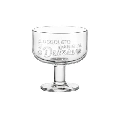 Bormioli Rocco Graphica Bicchiere da dessert - 280 ml - Trasparente