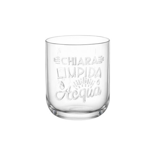 Bormioli Rocco Graphica Water Glass - 300ml - Clear