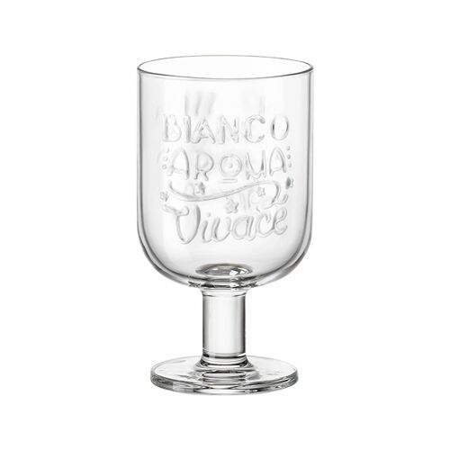 Bormioli Rocco Graphica Wine Glass - 365ml - Clear