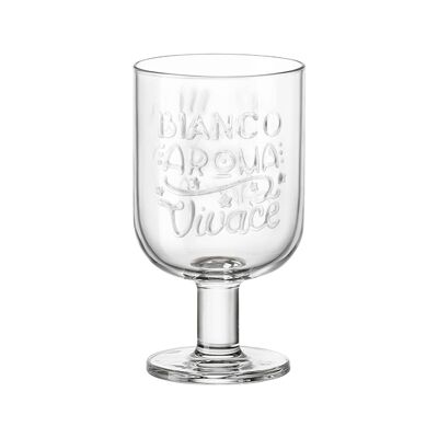 Bormioli Rocco Graphica Bicchiere da vino - 365 ml - Trasparente