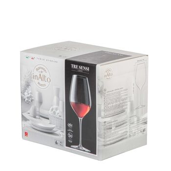 Bormioli Rocco Inalto Tre Sensi Grand verre à vin - 550 ml 7