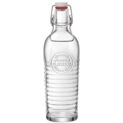 Bouteille de service en verre vintage Bormioli Rocco Officina 1825 - 1200 ml