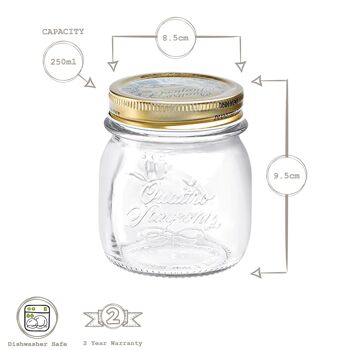 Bormioli Rocco Quattro Stagioni Pot de Conservation en Verre - 150ml 3