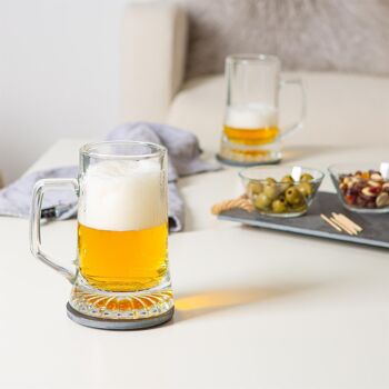 Bormioli Rocco Stern Chope à bière en verre - 510 ml 2